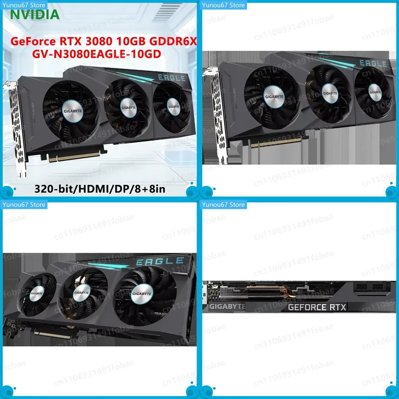Rtx 3080 10Gb Gpu - Видеокарта GIGABYTE RTX 3080 GV N3080EAGLE