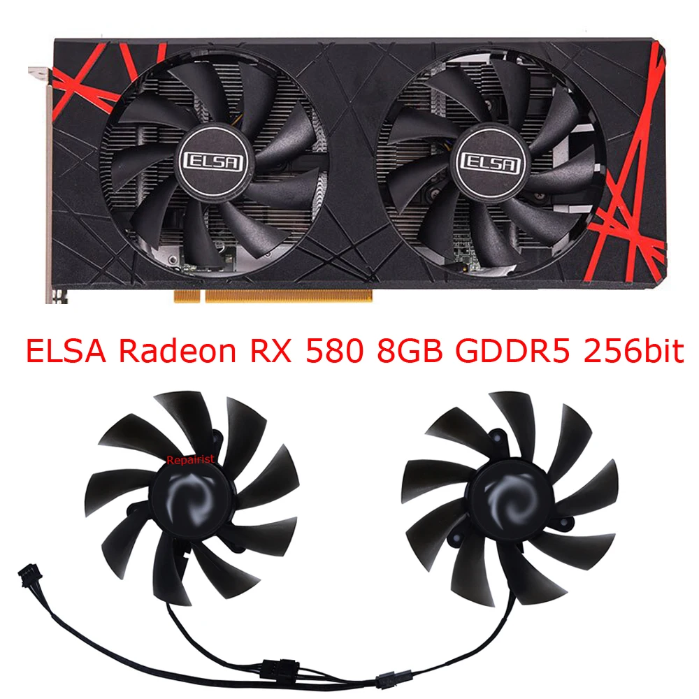 2 шт./комплект, вентилятор для – обзор и цена Rx 580 8Gb 2048Sp Gpu