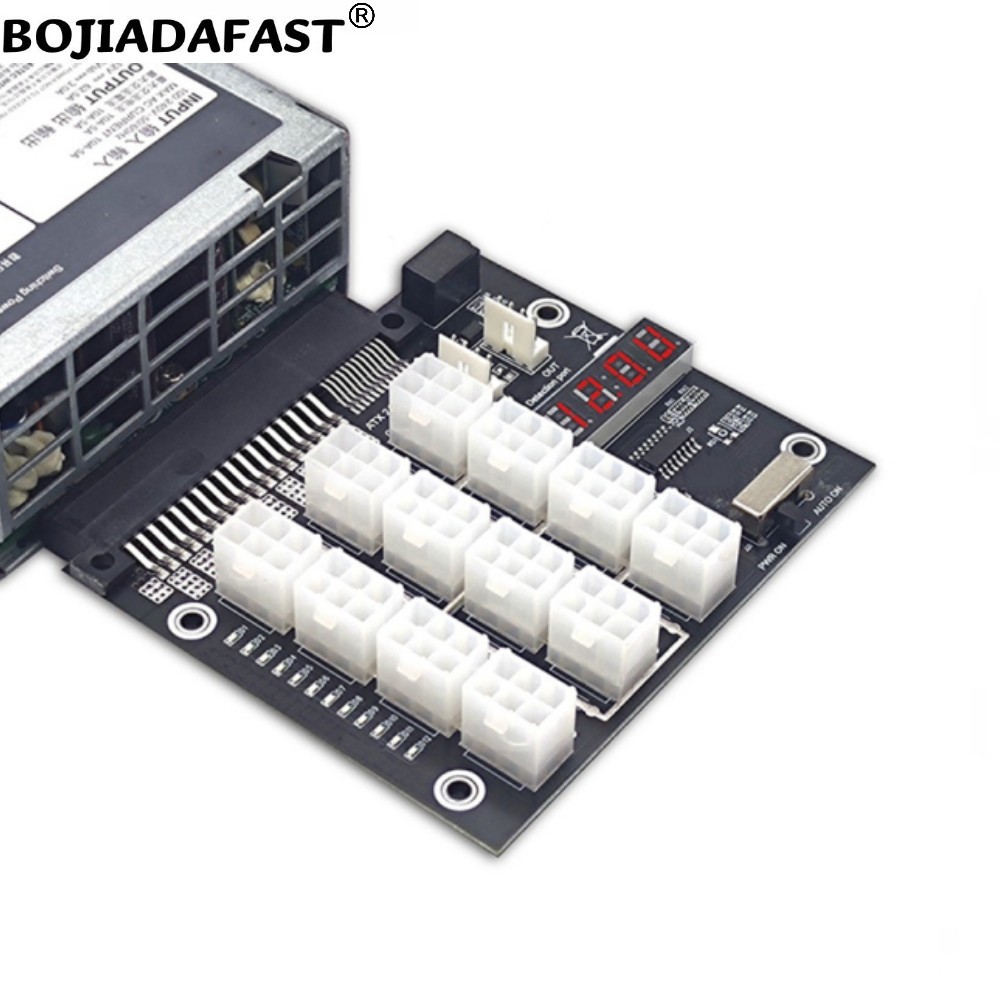 12-портовая плата распределени – обзор и цена 2400W Server Psu Breakout Board